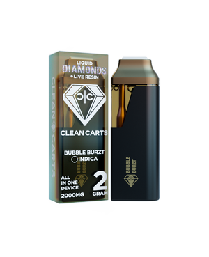 CLEAN CARTS BUBBLE BURZT 2g Indica