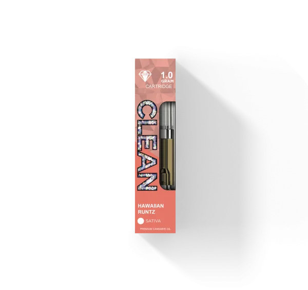 HAWAIIAN-RUNTZ-600x566-1 CLEAN CARTS HAWAIIAN RUNTZ 1g Sativa - Image 1