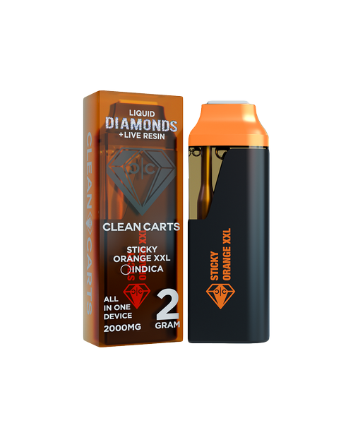 STICKYORANGEXXL CLEAN CARTS STICKY+ORANGE+XXL 2g Indica - Image 1
