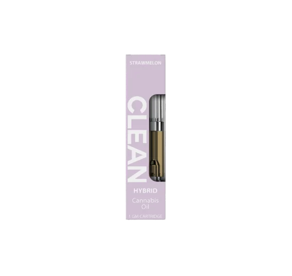 STRAWMELON-600x566-1 CLEAN CARTS STRAWMELON 1g Hybrid - Image 1